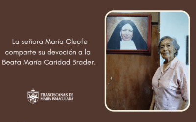 “La Madre Caridad en persona me curó”, María Cleofe