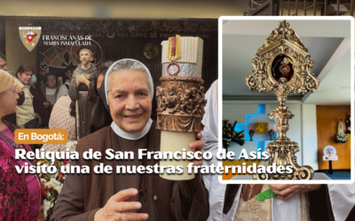 Reliquia de San Francisco de Asís visitó en Bogotá a las Hermanas Franciscanas de María Inmaculada